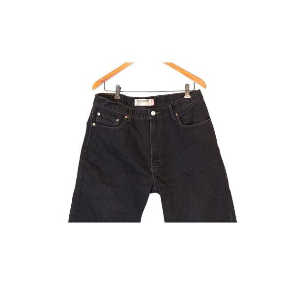 Mens Levi Strauss & Co 550 Relaxed Fit Red Tab Jeans Tag Sz 36x30 Black - Picture 5 of 16